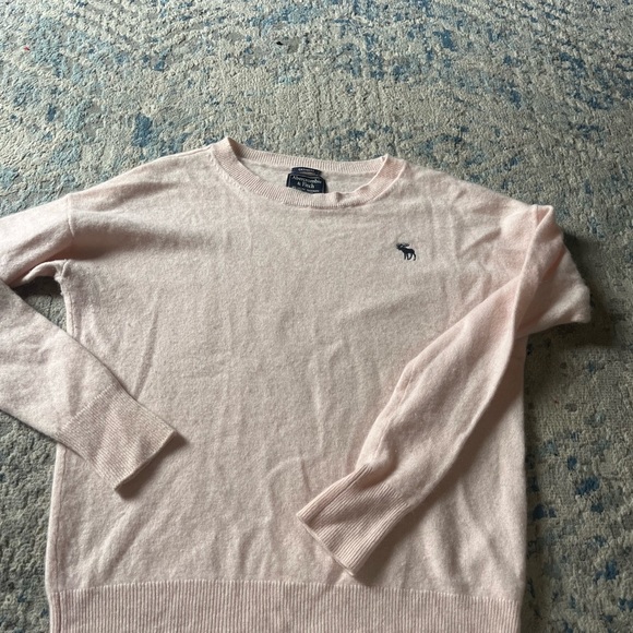 Abercrombie & fitch baby pink cashmere sweater XS - Picture 4 of 6
